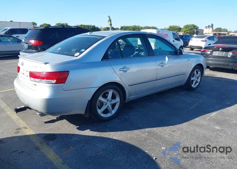 2007 Hyundai Sonata Limited/Se V6 z USA, uszkodzony, nr VIN 5NPEU46F67H266889